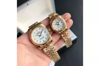 Couple Watches Rolex Datejust 36/28mm RG/RG Jub White/Dial - view 1