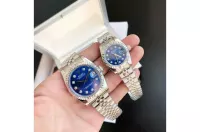 Couple Watches Rolex Datejust 36/28mm SS/SS Jub Blue/Dial - view 1