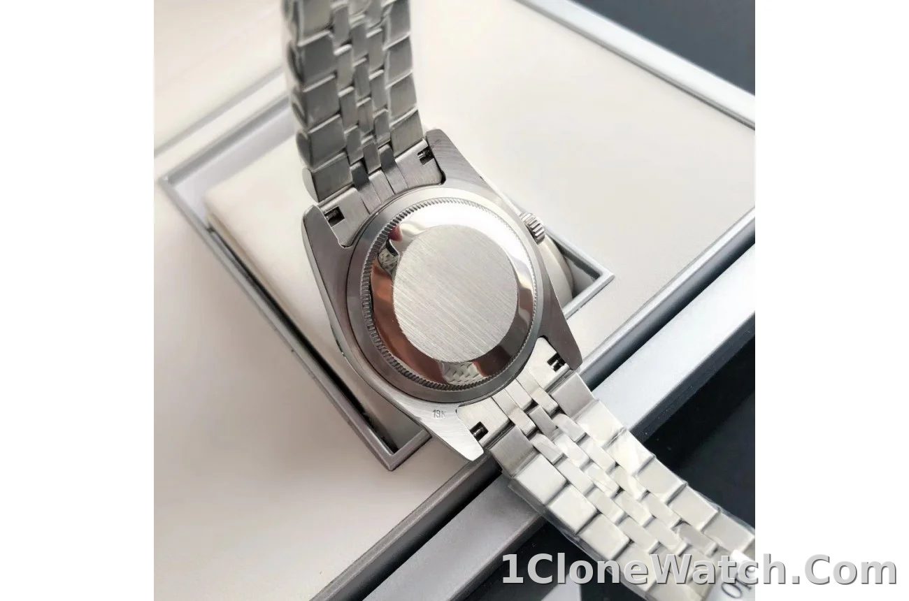 Couple Watches Rolex Datejust 36/28mm SS/SS Jub Grey/Rmn - detail