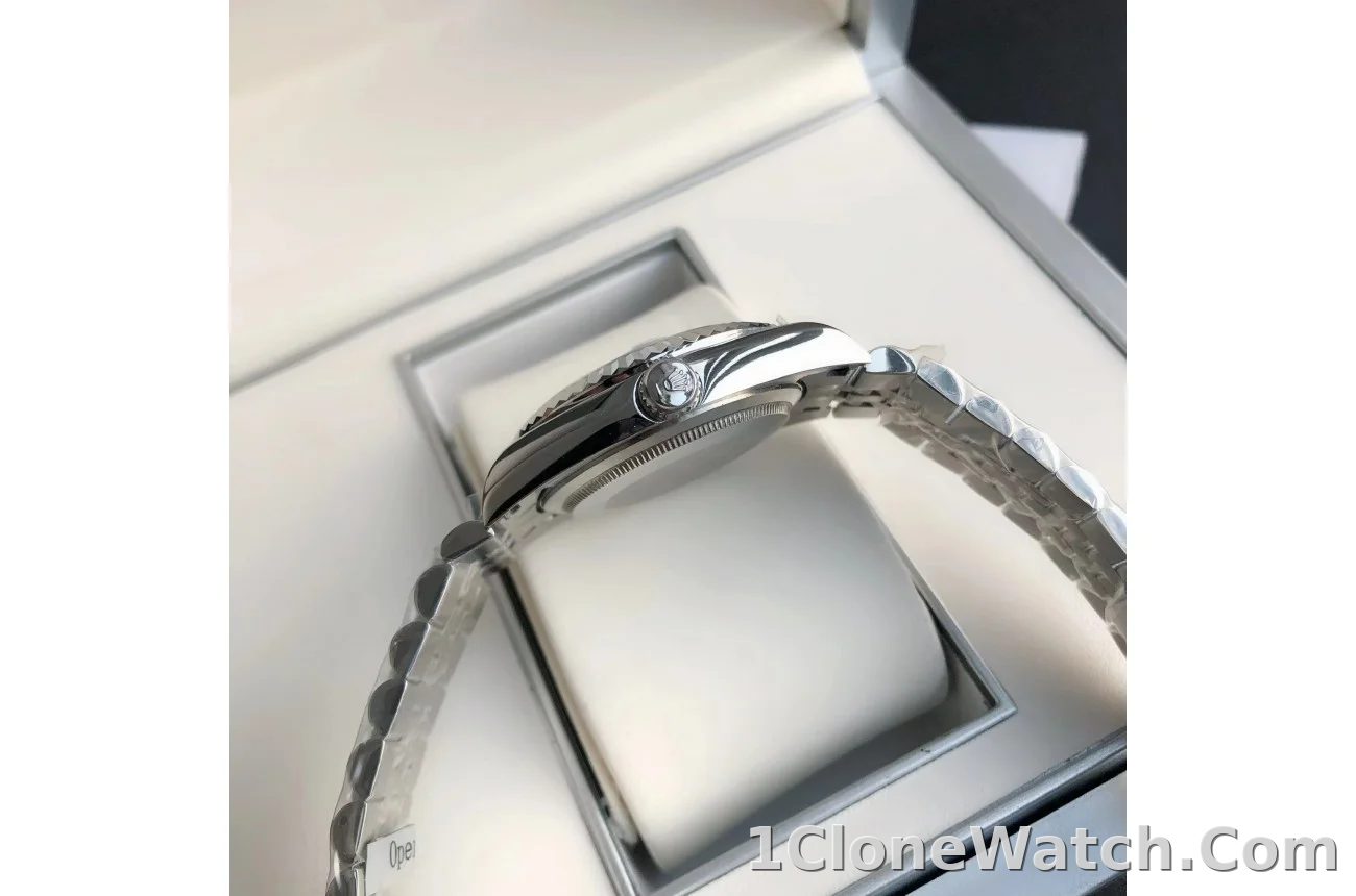 Couple Watches Rolex Datejust 36/28mm SS/SS Jub White/Dial - detail