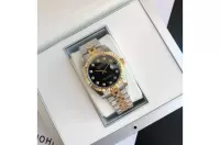 Couple Watches Rolex Datejust 36/28mm RG/SS Jub Black/Dia - view 4