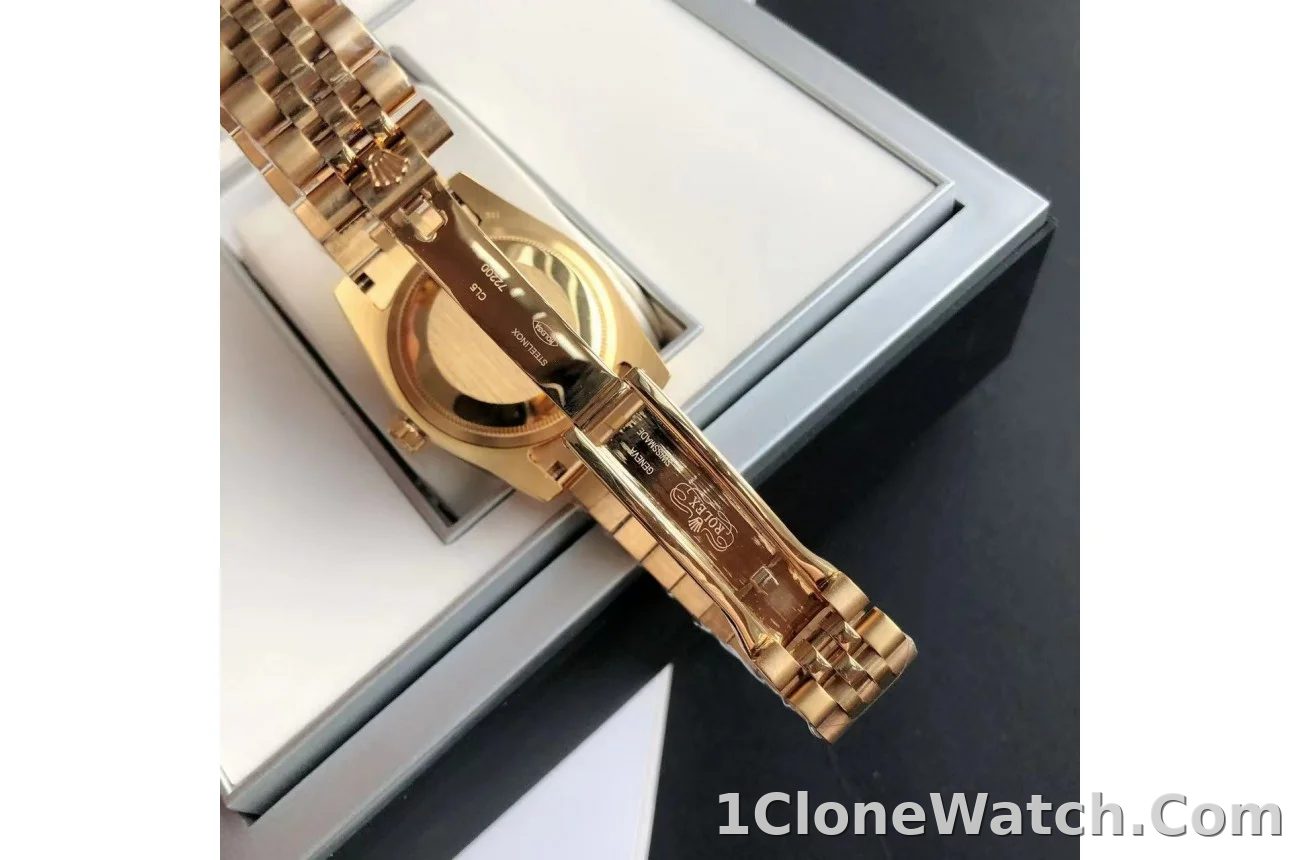 Couple Watches Rolex Datejust 36/28mm RG/RG Jub White/Dial - detail