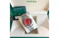 Couple Watches Rolex Oyster Perpetual 31/41mm SS/SS Red/Stk - view 6