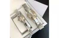 Couple Watches Rolex Datejust 36/28mm SS/SS Jub Sliver/Dia - view 7