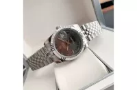 Couple Watches Rolex Datejust 36/28mm SS/SS Jub Grey/Rmn - view 8