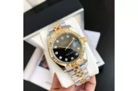 Couple Watches Rolex Datejust 36/28mm RG/SS Jub Black/Dia - view 3