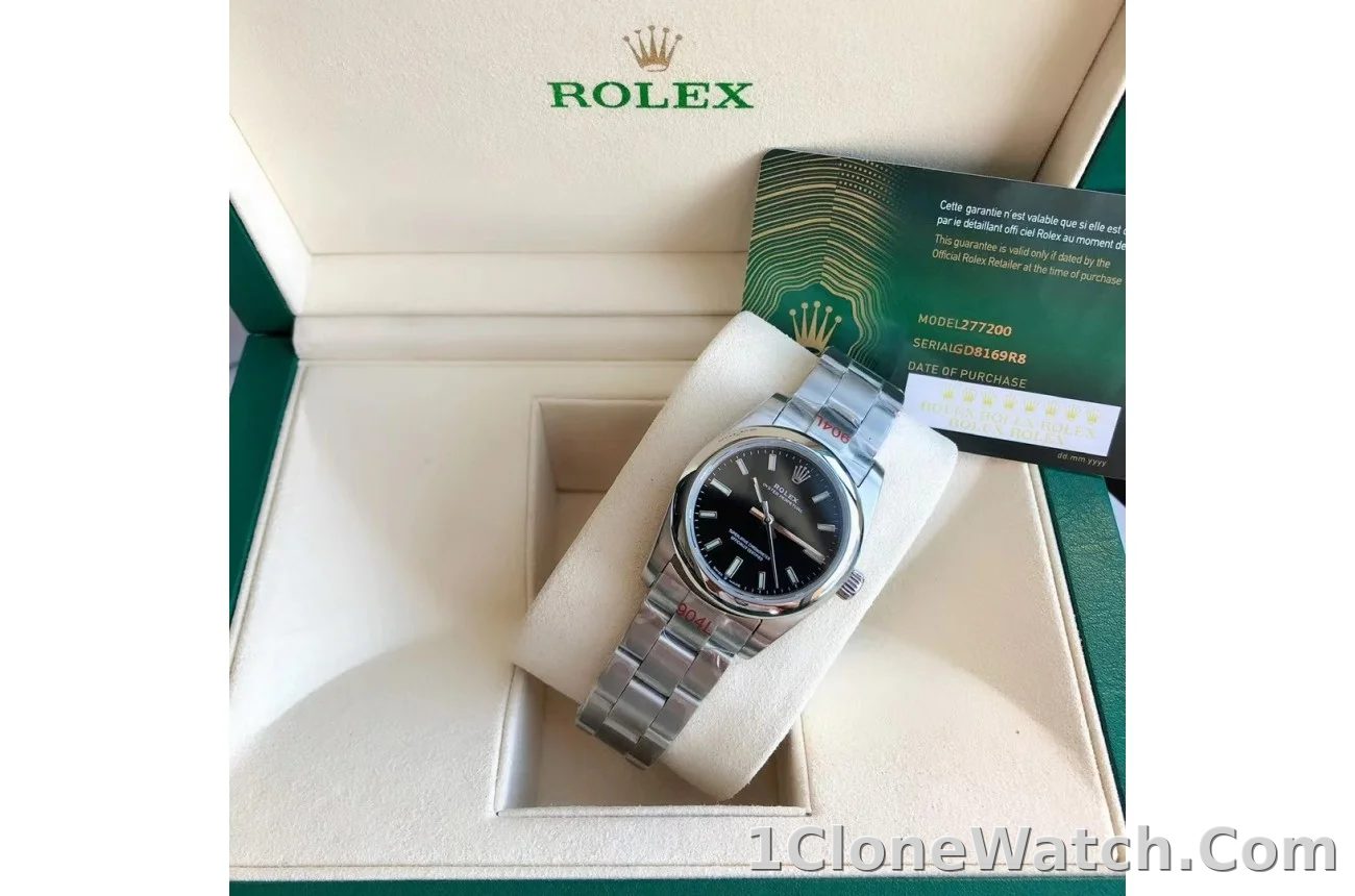 Couple Watches Rolex Oyster Perpetual 31/41mm SS/SS Black/Stk - detail