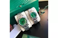 Couple Watches Rolex Oyster Perpetual 31/41mm SS/SS Green/Stk - view 1