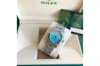 Couple Watches Rolex Oyster Perpetual 31/41mm SS/SS Tiffany Blue/Stk - view 6