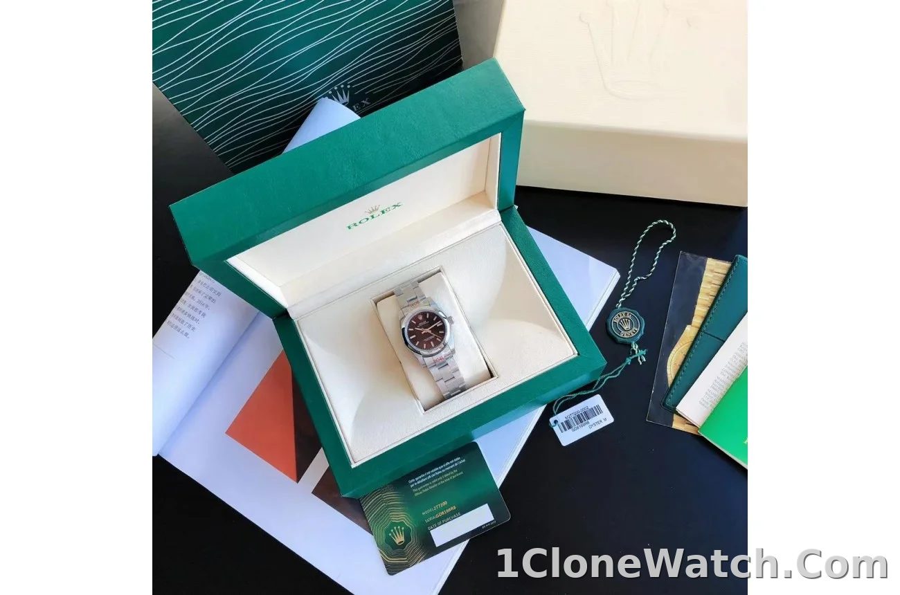 Couple Watches Rolex Oyster Perpetual 31/41mm SS/SS Black/Stk - detail