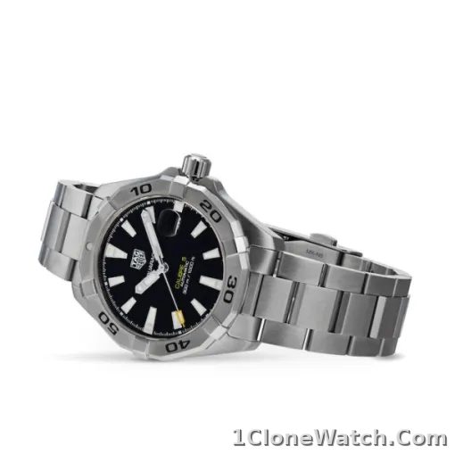 TAG Heuer Aquaracer Men Automatic Black Stainless Steel Watch WBD2110.BA0928 - detail