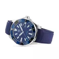 TAG Heuer Aquaracer Men Automatic Blue Rubber Watch WAY201P.FT6178 - view 6