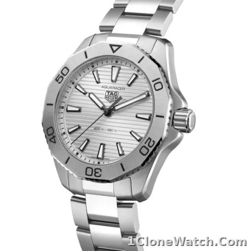 TAG Heuer Aquaracer Men Quartz Silver Stainless Steel Watch WBP1111.BA0627 - detail