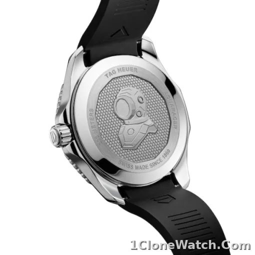 TAG Heuer Aquaracer Men Automatic Black Rubber Watch WBP201A.FT6197 - detail