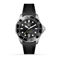TAG Heuer Aquaracer Men Automatic Black Rubber Watch WBP201A.FT6197 - view 1