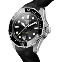 TAG Heuer Aquaracer Men Automatic Black Rubber Watch WBP201A.FT6197 - view 3