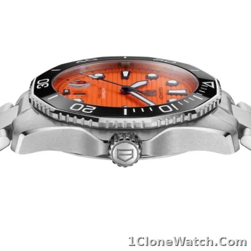 TAG Heuer Aquaracer Men Automatic Orange Stainless Steel Watch WBP201F.BA0632 - detail