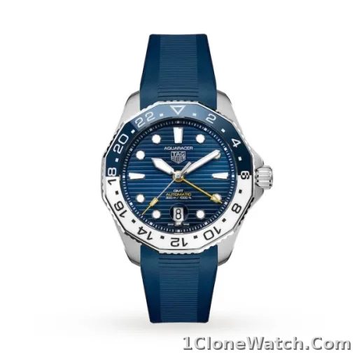 TAG Heuer Aquaracer Men Automatic Blue Rubber Watch WBP2010.FT6198