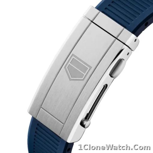 TAG Heuer Aquaracer Men Automatic Blue Rubber Watch WBP2010.FT6198 - detail