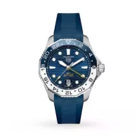 TAG Heuer Aquaracer Men Automatic Blue Rubber Watch WBP2010.FT6198 - view 1