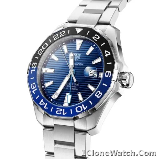 TAG Heuer Aquaracer Men Automatic Blue Stainless Steel Watch WAY201T.BA0927 - detail