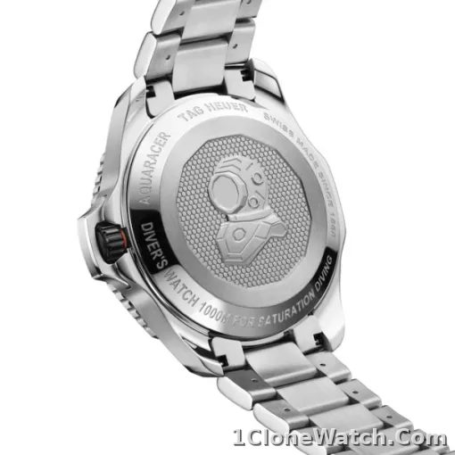 TAG Heuer Aquaracer Men Automatic Black Titanium Watch WBP5A8A.BF0619 - detail