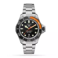 TAG Heuer Aquaracer Men Automatic Black Titanium Watch WBP5A8A.BF0619 - view 1