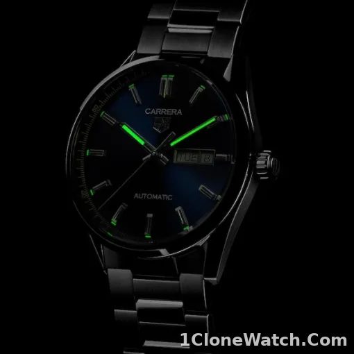 TAG Heuer Carrera Men Automatic Blue Stainless Steel Watch WBN2012.BA0640 - detail