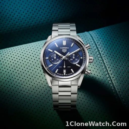 TAG Heuer Carrera Men Automatic Blue Stainless Steel Watch CBN2011.BA0642 - detail