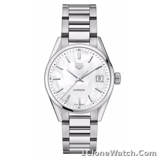 TAG Heuer Carrera Women Quartz White Stainless Steel Watch WBK1311.BA0652