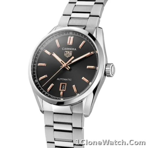 TAG Heuer Carrera Men Automatic Black Stainless Steel Watch WBN2113.BA0639 - detail