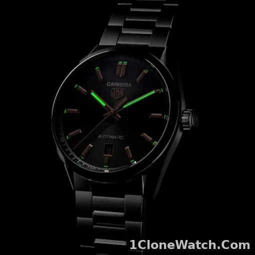 TAG Heuer Carrera Men Automatic Black Stainless Steel Watch WBN2113.BA0639 - detail