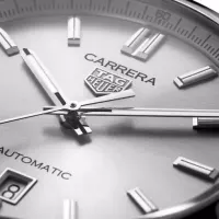 TAG Heuer Carrera Men Automatic Silver Alligator Watch WBN2111.FC6505 - view 5
