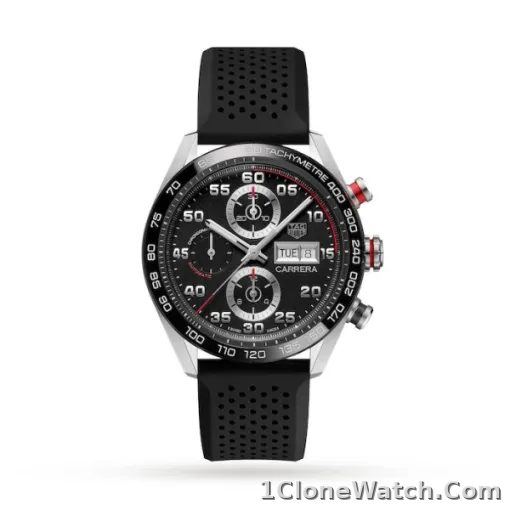 TAG Heuer Carrera Men Automatic Black Rubber Watch CBN2A1AA.FT6228