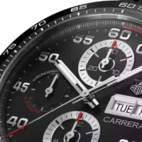 TAG Heuer Carrera Men Automatic Black Rubber Watch CBN2A1AA.FT6228 - view 3