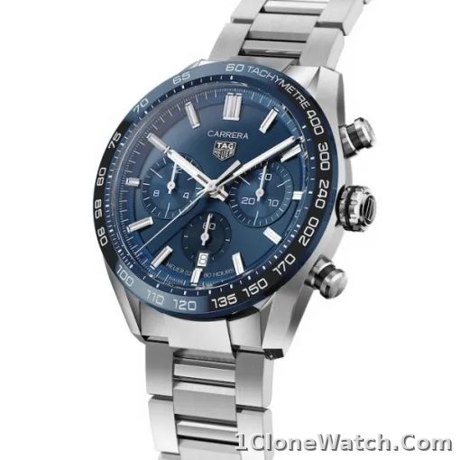TAG Heuer Carrera Men Automatic Blue Stainless Steel Watch CBN2A1A.BA0643 - detail