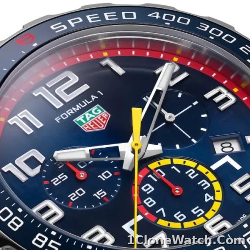 TAG Heuer Formula 1 Men Quartz Blue Rubber Watch CAZ101AL.FT8052 - detail