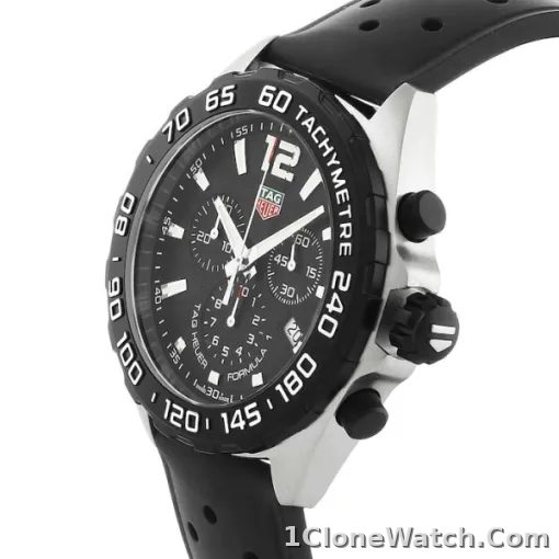 TAG Heuer Formula 1 Men Quartz Black Rubber Watch CAZ1010.FT8024 - detail