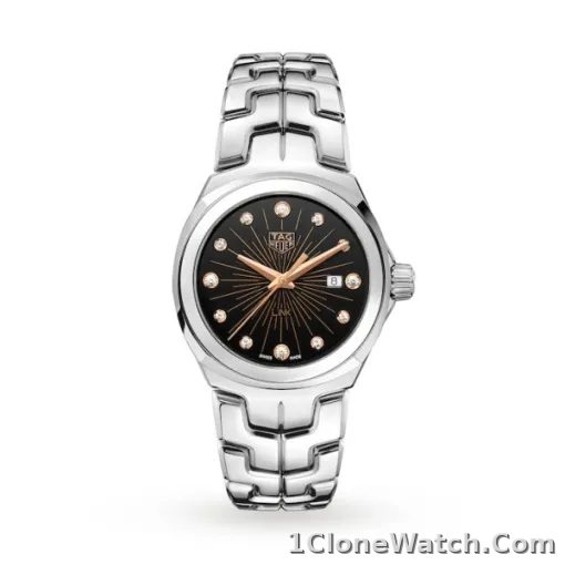 TAG Heuer Link Women Quartz Black Stainless Steel Watch WBC131F.BA0649