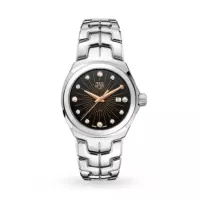 TAG Heuer Link Women Quartz Black Stainless Steel Watch WBC131F.BA0649 - view 1