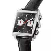 TAG Heuer Monaco Men Automatic Black Alligator Watch CBL2113.FC6177 - view 3