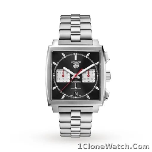 TAG Heuer Monaco Men Automatic Black Stainless Steel Watch CBL2113.BA0644
