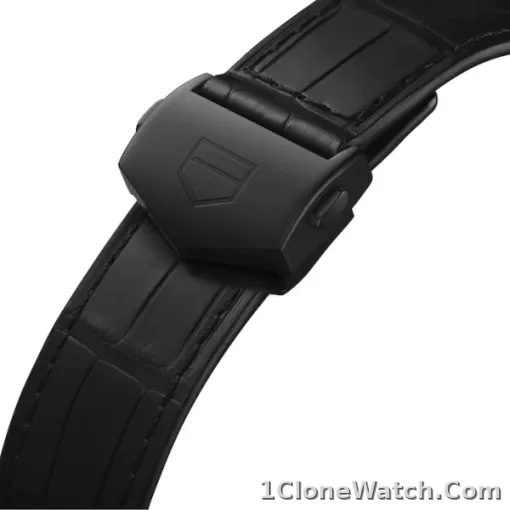 TAG Heuer Monaco Men Automatic Black Alligator Watch CBL2180.FC6497 - detail