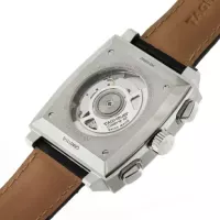 TAG Heuer Monaco Men Automatic Blue Leather Watch CAW2111.FC6183 - view 4