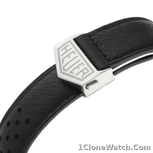 TAG Heuer Monaco Men Automatic Blue Leather Watch CAW211P.FC6356 - detail