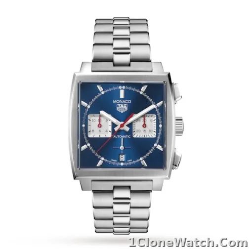 TAG Heuer Monaco Men Automatic Blue Stainless Steel Watch CBL2111.BA0644