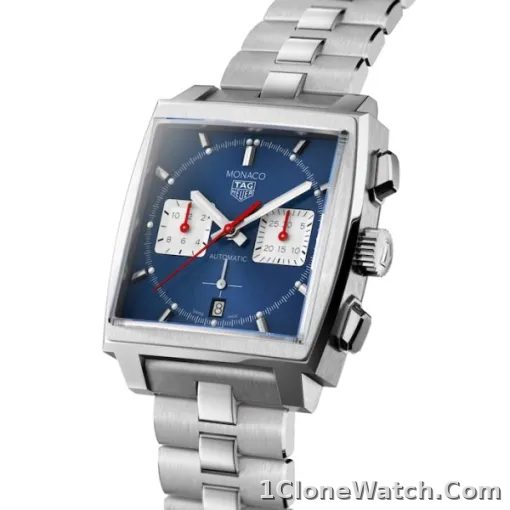 TAG Heuer Monaco Men Automatic Blue Stainless Steel Watch CBL2111.BA0644 - detail